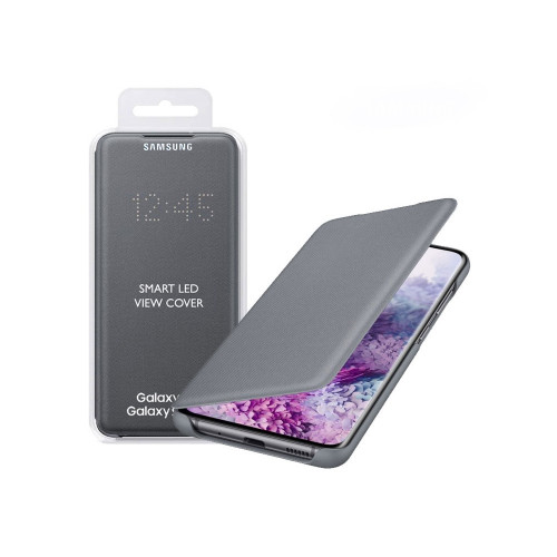 Оригинален калъф тефтер LED View Cover /Черен/ за Samsung S20 Plus / G985