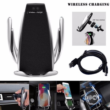 Стойка за Автомобил S5 WIRELESS CHARGING  2в1