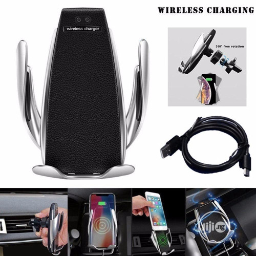 Стойка за Автомобил S5 WIRELESS CHARGING  2в1