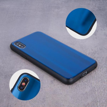 Калъф Aurora Glass Case /Син/ за Xiaomi Redmi Note 9