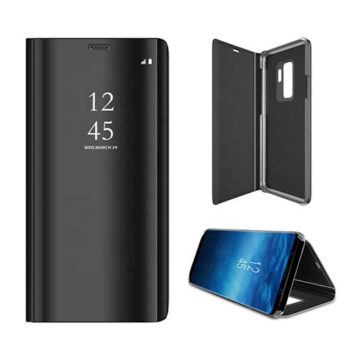 Калъф тефтер Clear View Cover NEW /Черен/ за Samsung A72 4G / A72 5G (A726)
