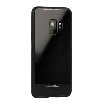 Калъф Glass Case /Черен/ за Huawei Mate 40 Pro