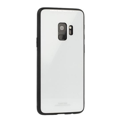 Калъф Glass Case /Бял/ за Xiaomi Note 9S / Note 9 Pro