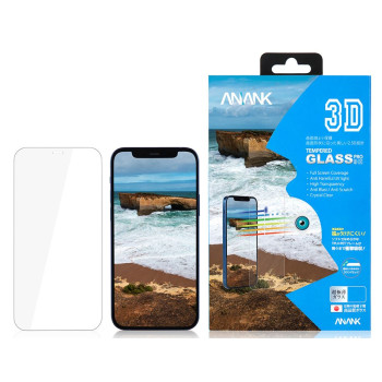 Anank 3D Стъклен screen protector /Черен/ за Samsung S21 Ultra (G998)