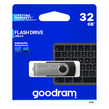 USB Flash памет 32GB GOODRAM TWISTER PENDRIVE USB 2.0 Чере