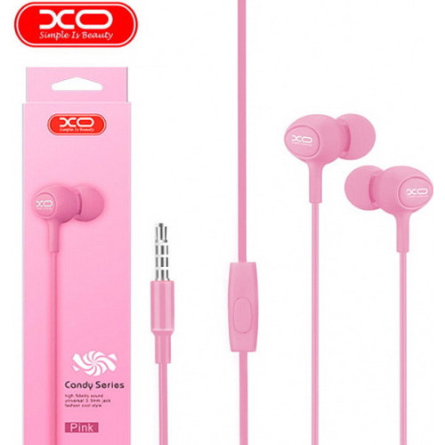Handsfree XO-S6 3.5mm /Розов/