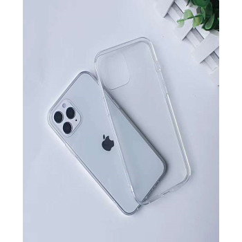 Калъф Акрилен Силикон Рамка /Прозрачен/ за Huawei P30 Lite