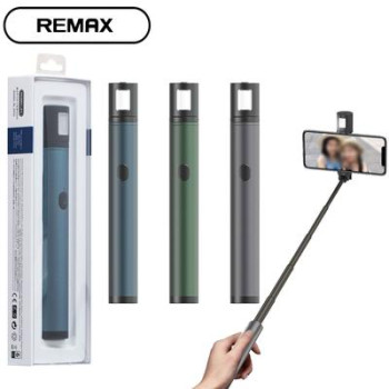Remax RL-EP01 Селфи стик Bluetooth /+Осветление /Зелен/