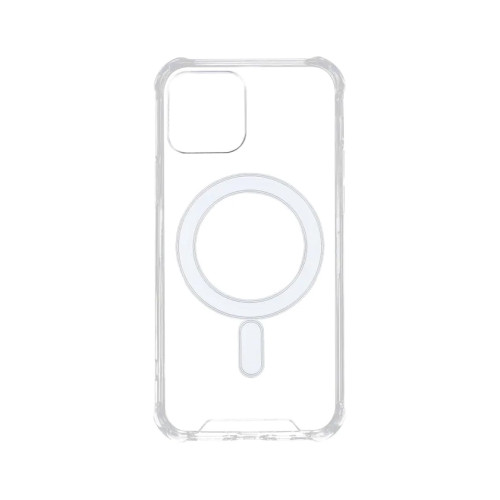 Калъф силикон Dfans MagSafe /Прозрачен/ за iPhone 13 6.1
