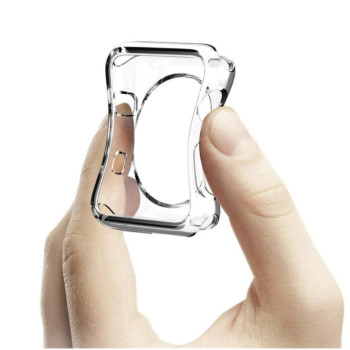 Силиконов калъф за Apple Watch 42mm /Прозрачен/