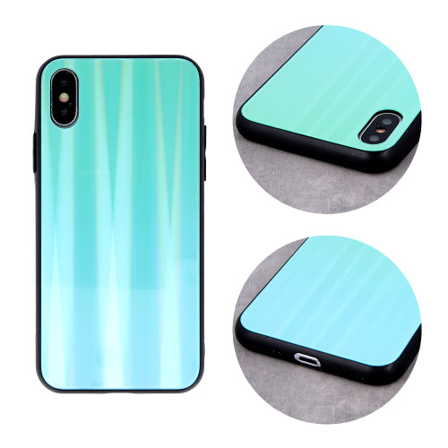 Калъф Aurora Glass Case /Мента/ за Samsung A12 (A125F)