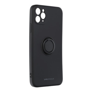 Калъф силикон Roar Amber Finger Grip Черен за Xiaomi Mi 11 Lite 4G / 11 Lite 5G