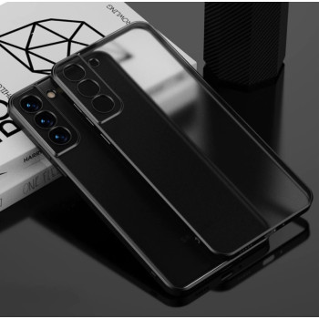Калъф J-Case Прозрачен силикон /Черна рамка/ за Samsung Galaxy S22 Ultra /SM-908B/ Калъф J-Case Прозрачен силикон /Черна рамка/ за Samsung Galaxy S22 Ultra /SM-908B/