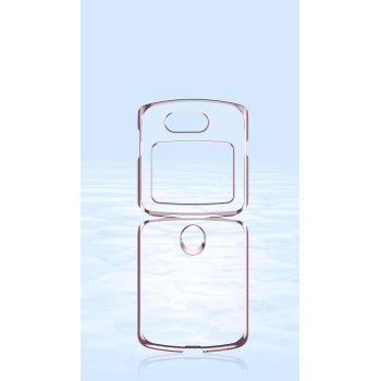 Калъф PVC Прозрачен /Черна рамка/ за Motorola Razor (2019) /XT2000-1/