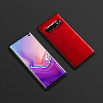 Калъф BUSINESS Еко Кожа / Червен / за Samsung A53 5G (A536)