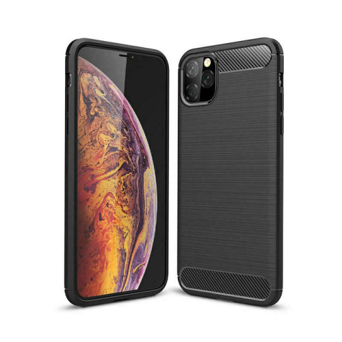 Калъф силикон Карбон за Xiaomi 11Т / Черен /