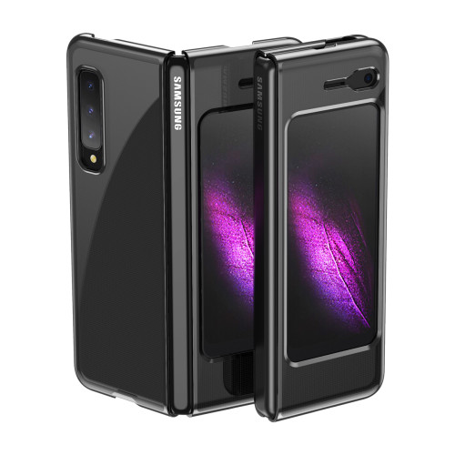Калъф PVC Прозрaчен /Черна Рамка/ за Samsung /SM-F900F/ Galaxy Z FOLD 5G