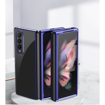Калъф PVC Прозрaчен /Лилава Рамка/ за Samsung /SM-F926B/ Galaxy Z FOLD 3 5G