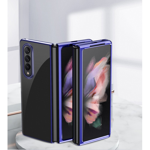 Калъф PVC Прозрaчен /Лилава Рамка/ за Samsung /SM-F926B/ Galaxy Z FOLD 3 5G