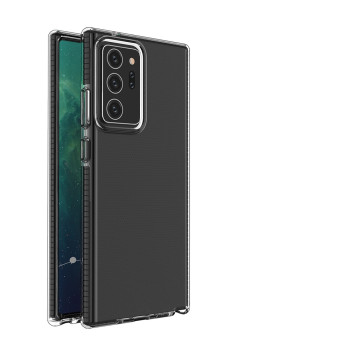 Калъф TPU Прозрачен силикон /Черна рамка/ за Samsung A51 (A515)
