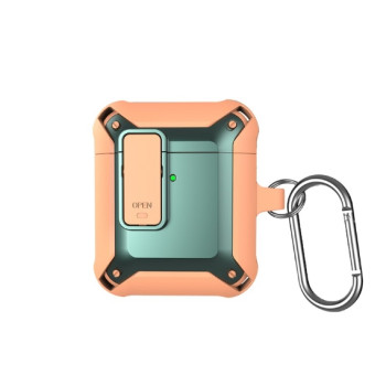 Калъф Banpeit със закопчалка / Оранжево - Зелен / за AirPods 3 Калъф Banpeit със закопчалка / Оранжево - Зелен / за AirPods 3