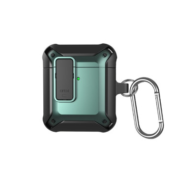 Калъф Banpeit със закопчалка / Черно - зелен / за AirPods Pro Калъф Banpeit със закопчалка / Черно - зелен / за AirPods Pro