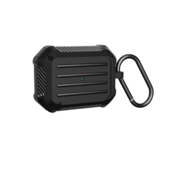 Калъф Banpeit силикон карбон / Черен / за AirPods / AirPods 2 Калъф Banpeit силикон карбон / Черен / за AirPods / AirPods 2