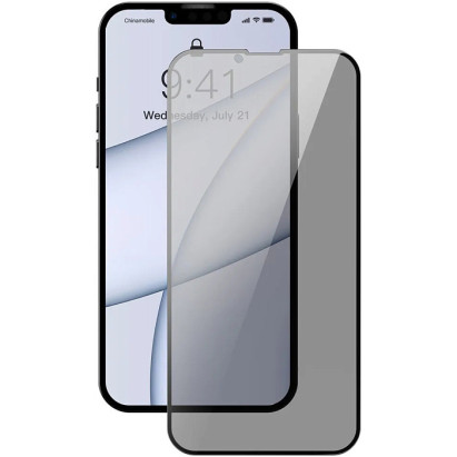 Baseus SGBL090102 (2бр.) Стъклен screen protector Privacy 0.3 / Full-Curved/ за iPhone 14 Pro 6.1 Baseus SGBL090102 (2бр.) Стъклен screen protector Privacy 0.3 / Full-Curved/ за iPhone 14 Pro 6.1