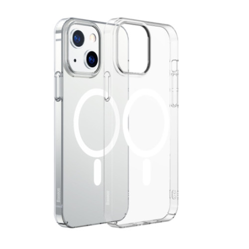 Калъф + протектор BASEUS 2в1 PVC CRYSTAL Magsafe Case за iPhone 14 Pro Max 6.7 / Прозрачен /