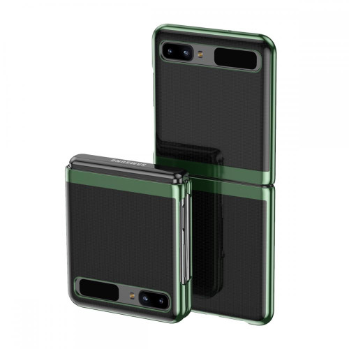 Калъф PVC Прозрачен /Зелена рамка/ за Samsung /SM-F721B/ Galaxy Z Flip 4