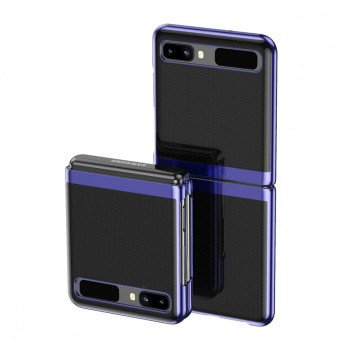 Калъф PVC Прозрачен /Лилава рамка/ за Samsung /SM-F721B/ Galaxy Z Flip 4
