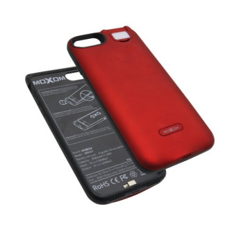 Калъф Power bank  Moxom  MX-MB007 / 3000mAh / за iPhone 7/8 / Червен /