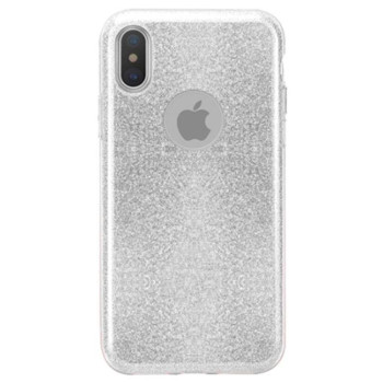 Калъф Super Slim Брокат /Сребърен/ за Samsung A13 4G (A136F)