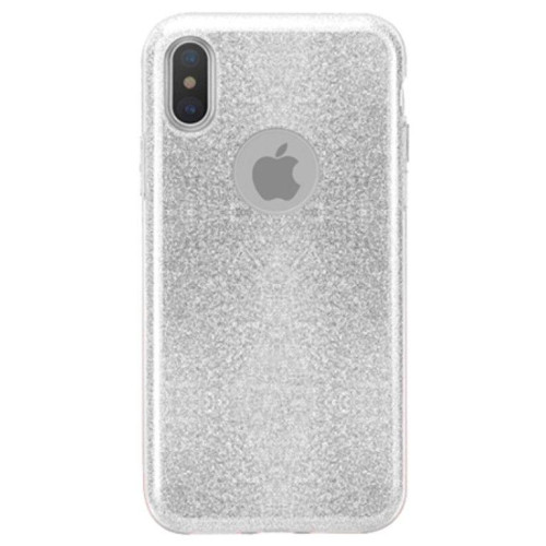 Калъф Super Slim Брокат /Сребърен/ за Samsung A13 4G (A136F)