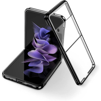 Калъф J-Case Touch Прозрачен /Черна-рамка/ за Samsung Z Flip 3 (F711B) Калъф J-Case Touch Прозрачен /Черна-рамка/ за Samsung Z Flip 3 (F711B)