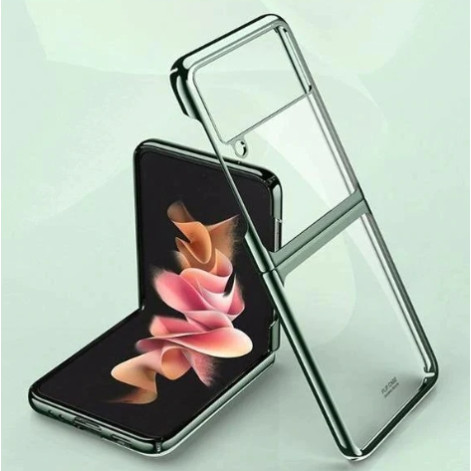 Калъф J-Case Touch Прозрачен /Зелена-рамка/ за Samsung Z FOLD 3 (F926B)