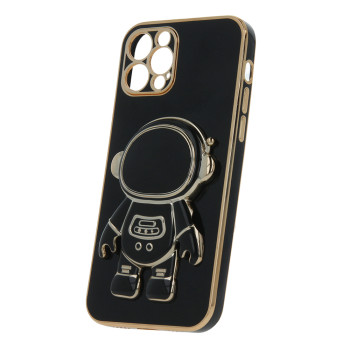 Калъф силикон Astronaut със стойка за Samsung A14 5G (A145F) / Черен / Калъф силикон Astronaut със стойка за Samsung A14 5G (A145F) / Черен /