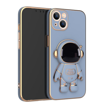 Калъф силикон Astronaut със стойка за iPhone 7G / 8G 4.7 / SE (2020) / Син /