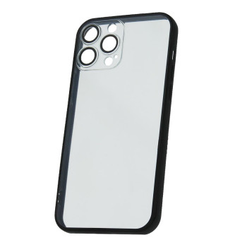 Калъф Color Edge Прозрачен силикон /Черна рамка/ за iPhone 7G / 8G 4.7 / SE (2020)