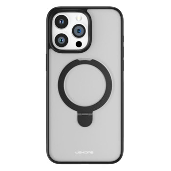 Калъф PVC Wekome MagSafe със стойка /Черна-рамка/ за iPhone 15 Plus 6.7 Калъф PVC Wekome MagSafe със стойка /Черна-рамка/ за iPhone 15 Plus 6.7