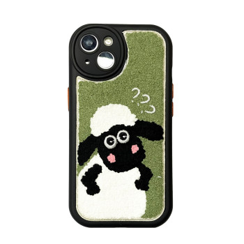 Калъф силикон Sheep Wool за iPhone 14 6.1