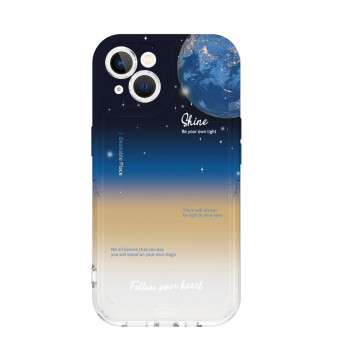 Калъф силикон Shine със стойка за iPhone 15 Pro 6.1