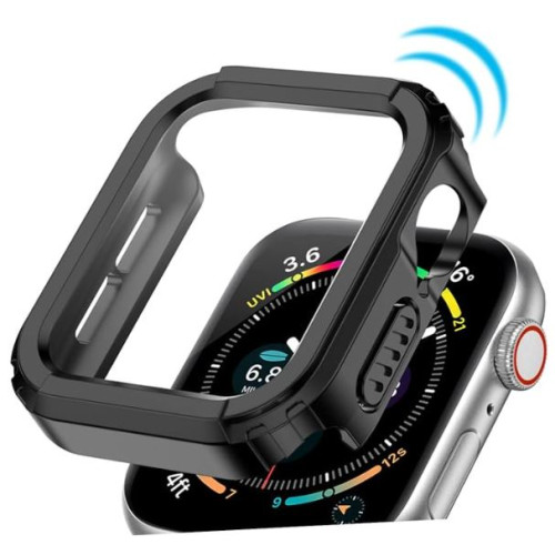 Силиконов калъф за Apple Watch 44mm / Черен /