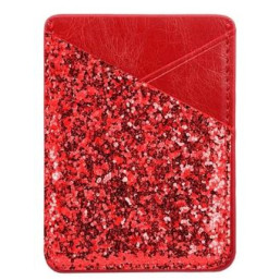 Калъф Card Wallet с камъни / Червен /
