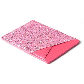 Калъф Card Wallet с камъни / Розов /