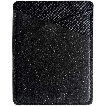 Калъф Card Wallet с камъни / Черен /