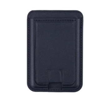 Магнитен Card Wallet калъф със стойка / Черен /