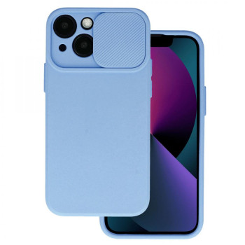 Калъф Camshield силикон / Светлолилав / за iPhone 15 Plus 6.7