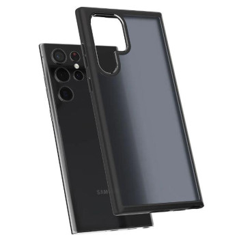 Калъф Dfans Starlight Прозрачен Мат / Черна-рамка / за Samsung S24