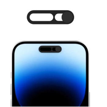 Стъклен screen protector Камера Blackout / Черен / за iPhone 14 Pro Max 6.7